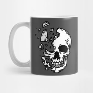 skull crash Mug